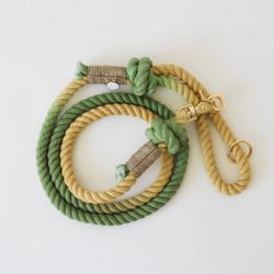 FurLou Lemon Tree Rope Leash
