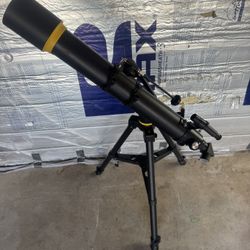 Telescope on tripod