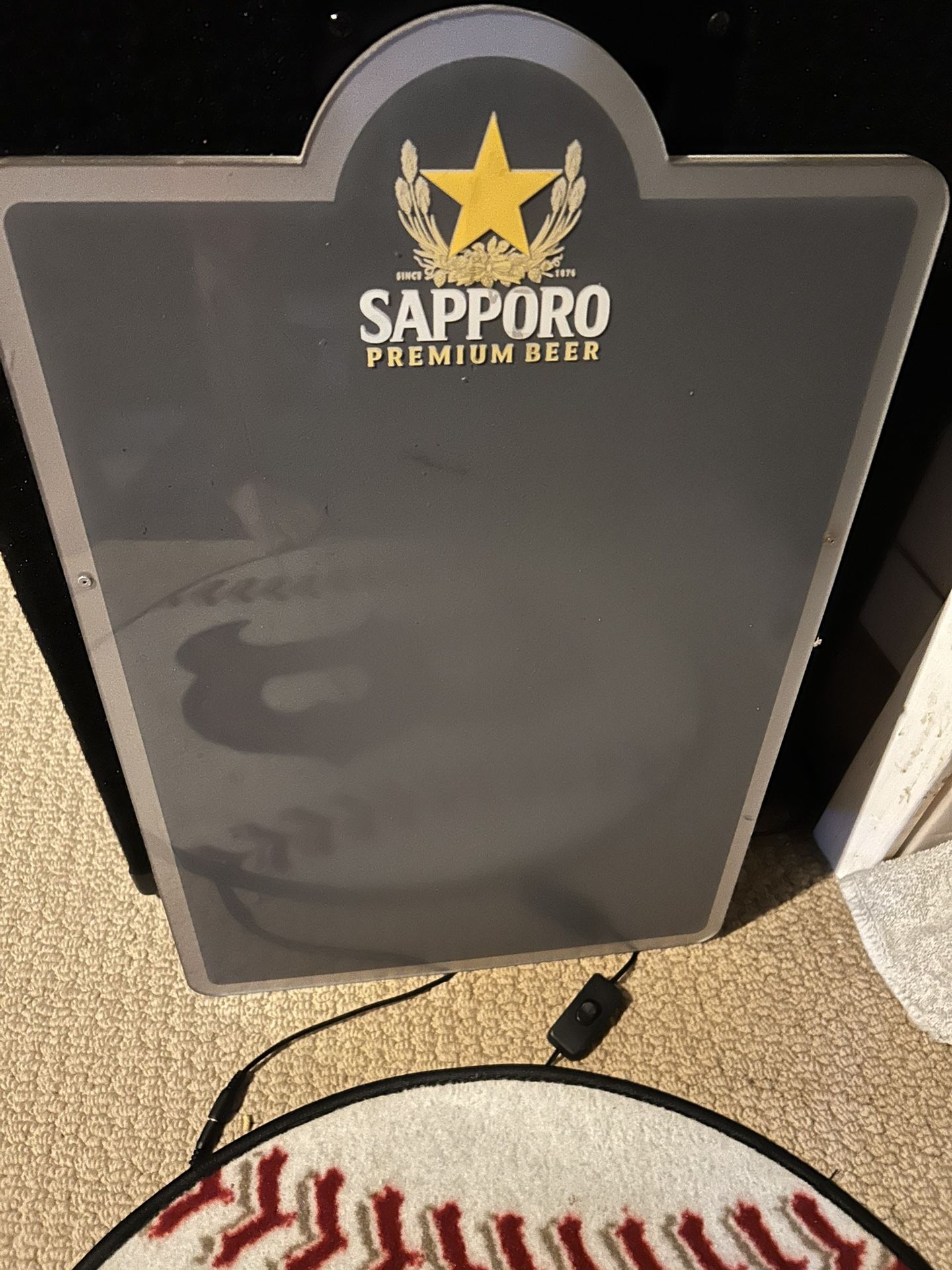 Sapporo Beer Light up Board