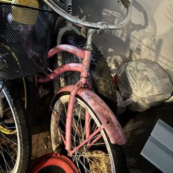 Pink Micargi Beach Cruiser 