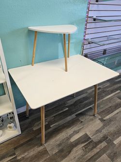 Ikea Dinning Table And Side Tables