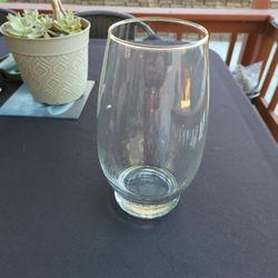 Glass Vase Hurricane 