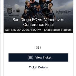 San Diego FC vs Vancouver Final