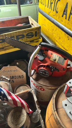 Vintage Homelite Chainsaw 
