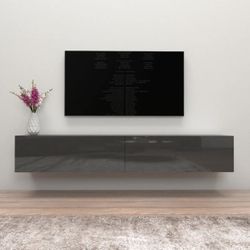 High Gloss Floating TV Stand