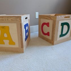 Wooden Storage Cubes