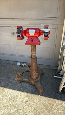 Baldor 1/2 hp grinder and stand