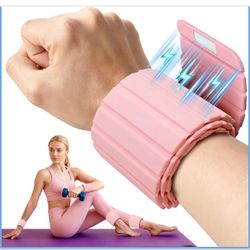 Weighted Bangles 2 Packs Adjustable Ankle and Wrist Weights for Women & Men – Set of Ankle Weights 2 lbs (1 lb Each Wrist Weight) | Weighted Arm Bands
