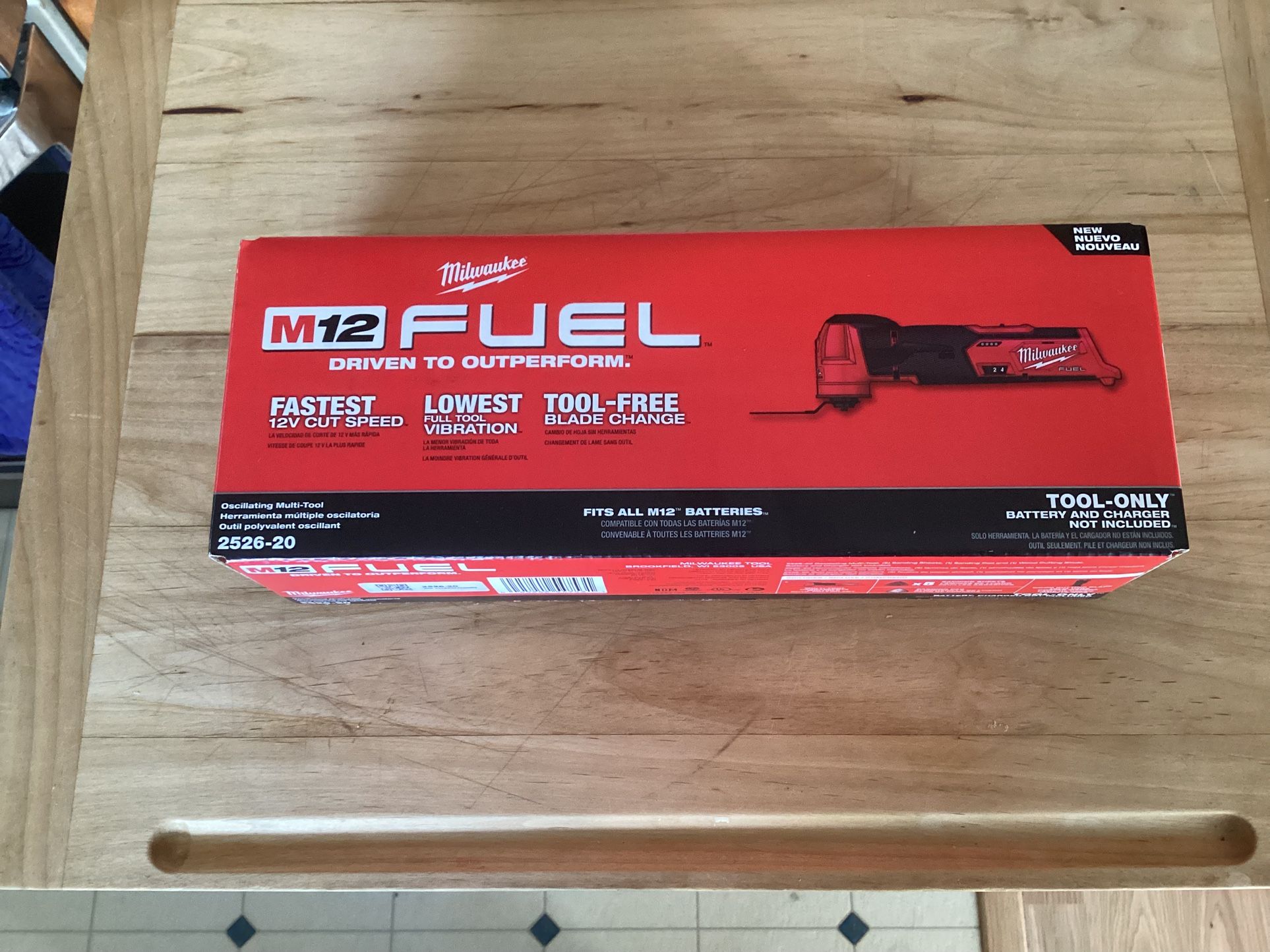 Milwaukee M12 FUEL 12V Lithium-lon Cordless Oscillating Multi-Tool. Brand NEW. Tool Only.