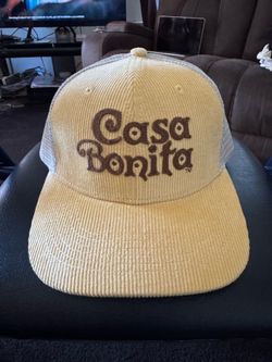 CASA BONITA TRUCKER STYLE SNAP BACK HAT. NEW.