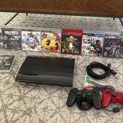 PS3 with 9 Games