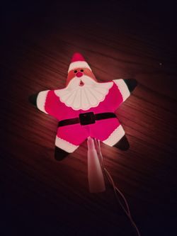 Light-Up Santa Claus Christmas Star Decoration
$15 OBO