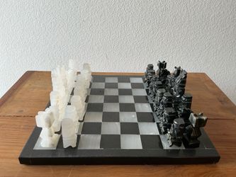 Stone chess set