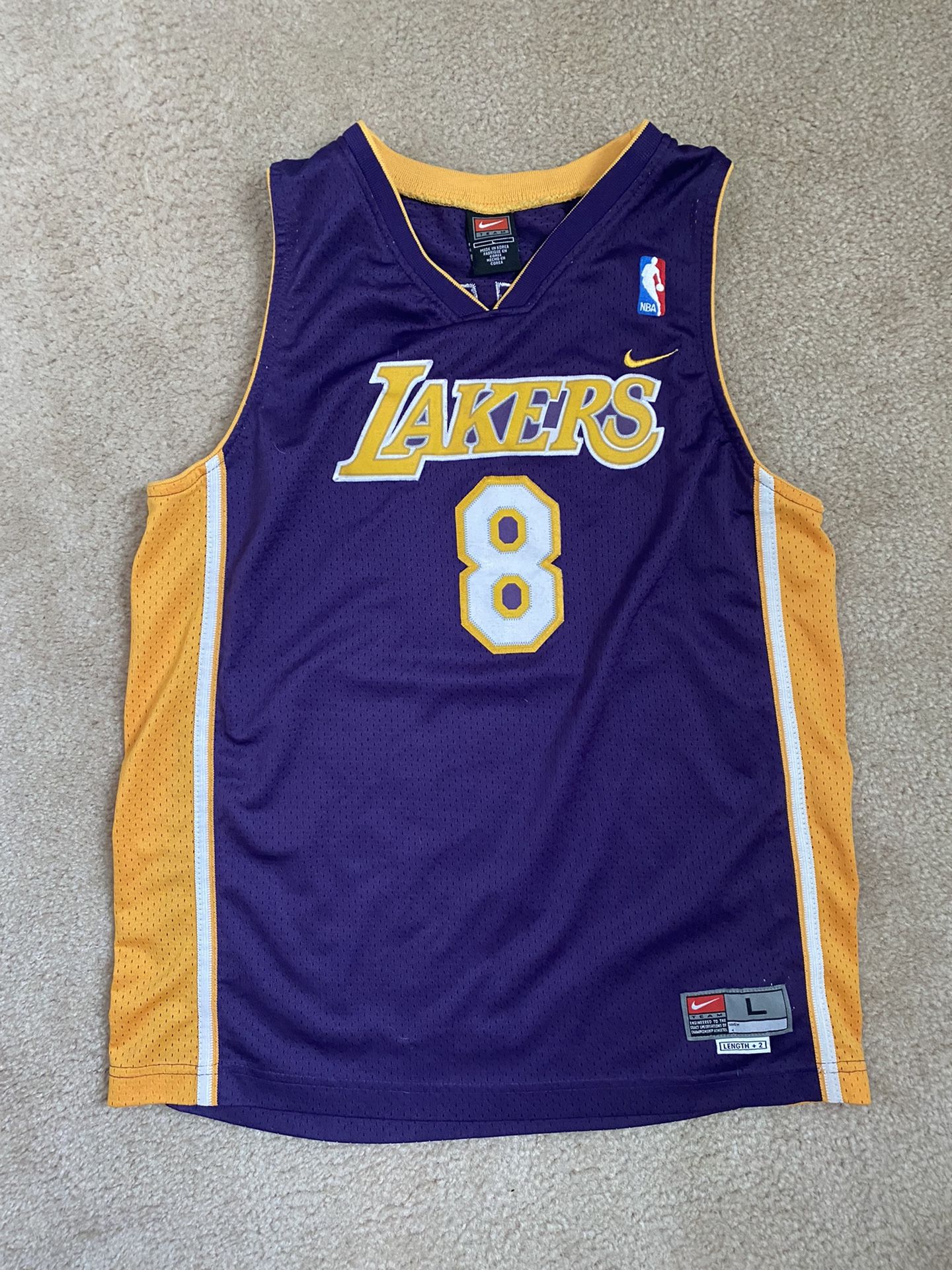 Vintage YOUTH Kobe Bryant LA Lakers Nike Jersey Youth Large