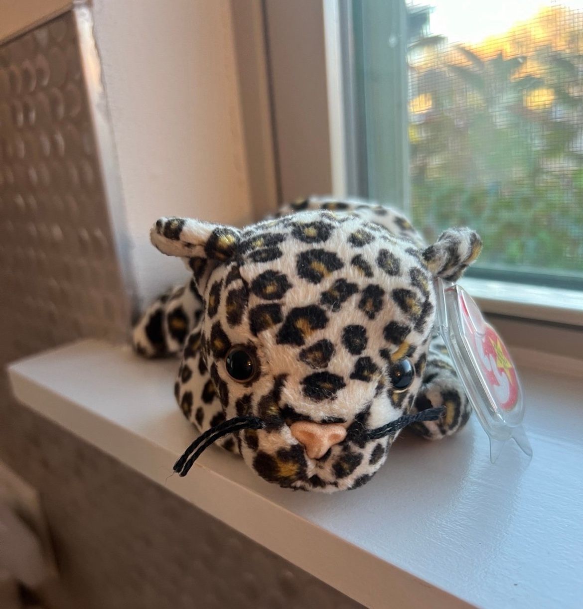 Vintage Ty Beanie Baby Freckles the Leopard 1990s