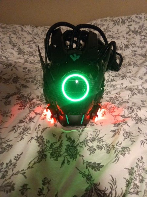 Halloween Mask Light Up Rechargeable Side Lights 
