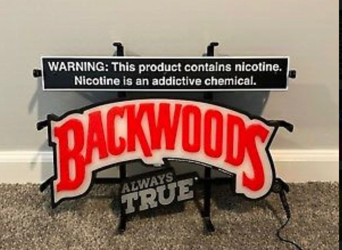 BACKWOODS LED SIGN