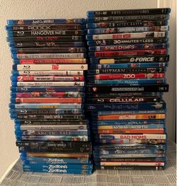 Large Lot of Blu-ray Movies – 70+ Titles 3$ each