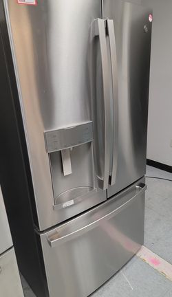GE 3 Door Stainless Steel Refrigerator
