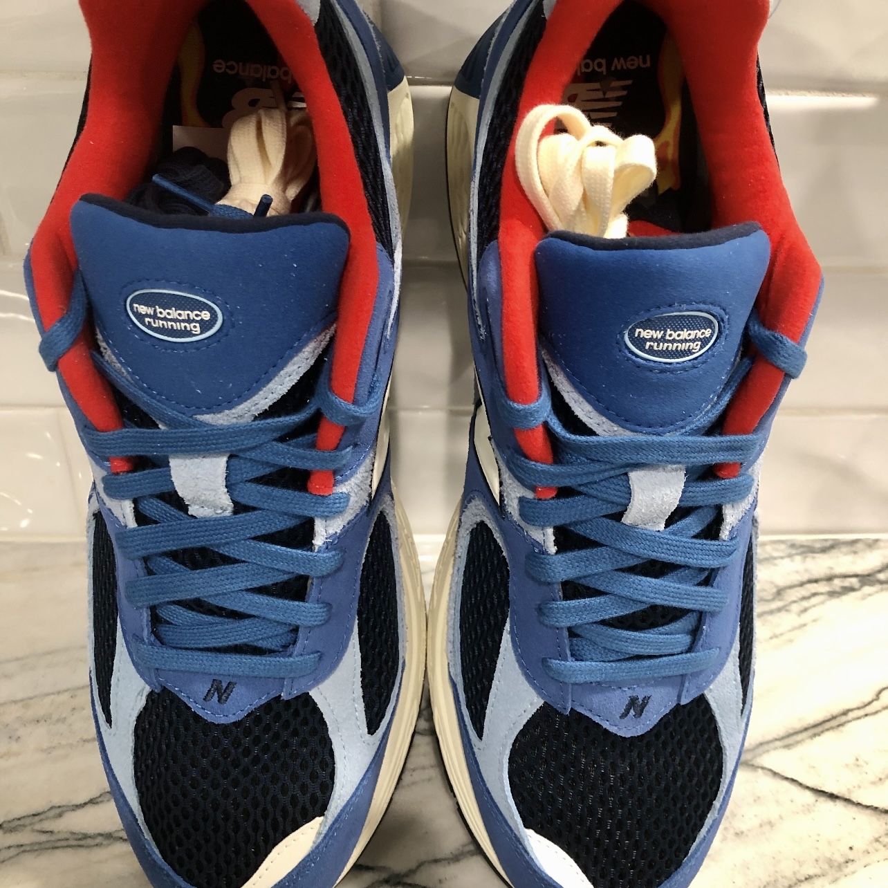 New Balance 2002R Volcanic Rocks Mens Running Shoes Blue Red SZ 13 for Sale in Livingston TX OfferUp