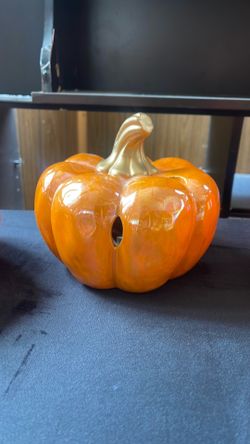 Ceramic pumpkin