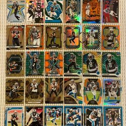 Carolina Panthers 30 Card Football Lot! Rookies, Prizms, Parallels, Short Prints, Variations & More!