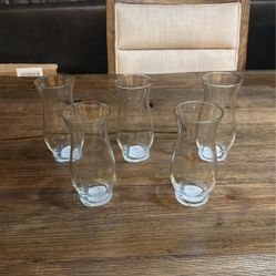 Vases, Set Of 5, New, Set Of 5