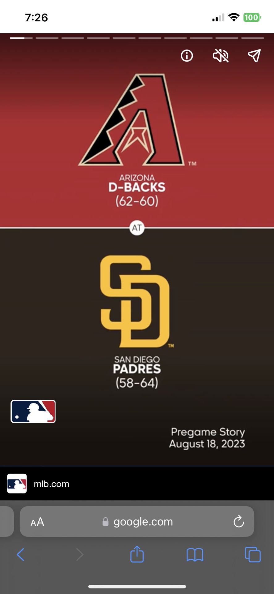 Padres Vs Diamondbacks - Friday