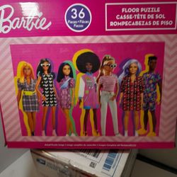 New Sealed Barbie Floor Puzzle. 