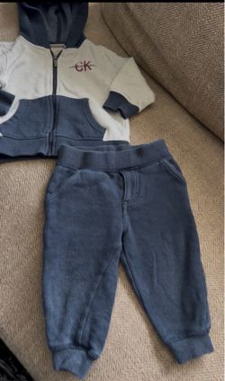 CK pants and sweater set