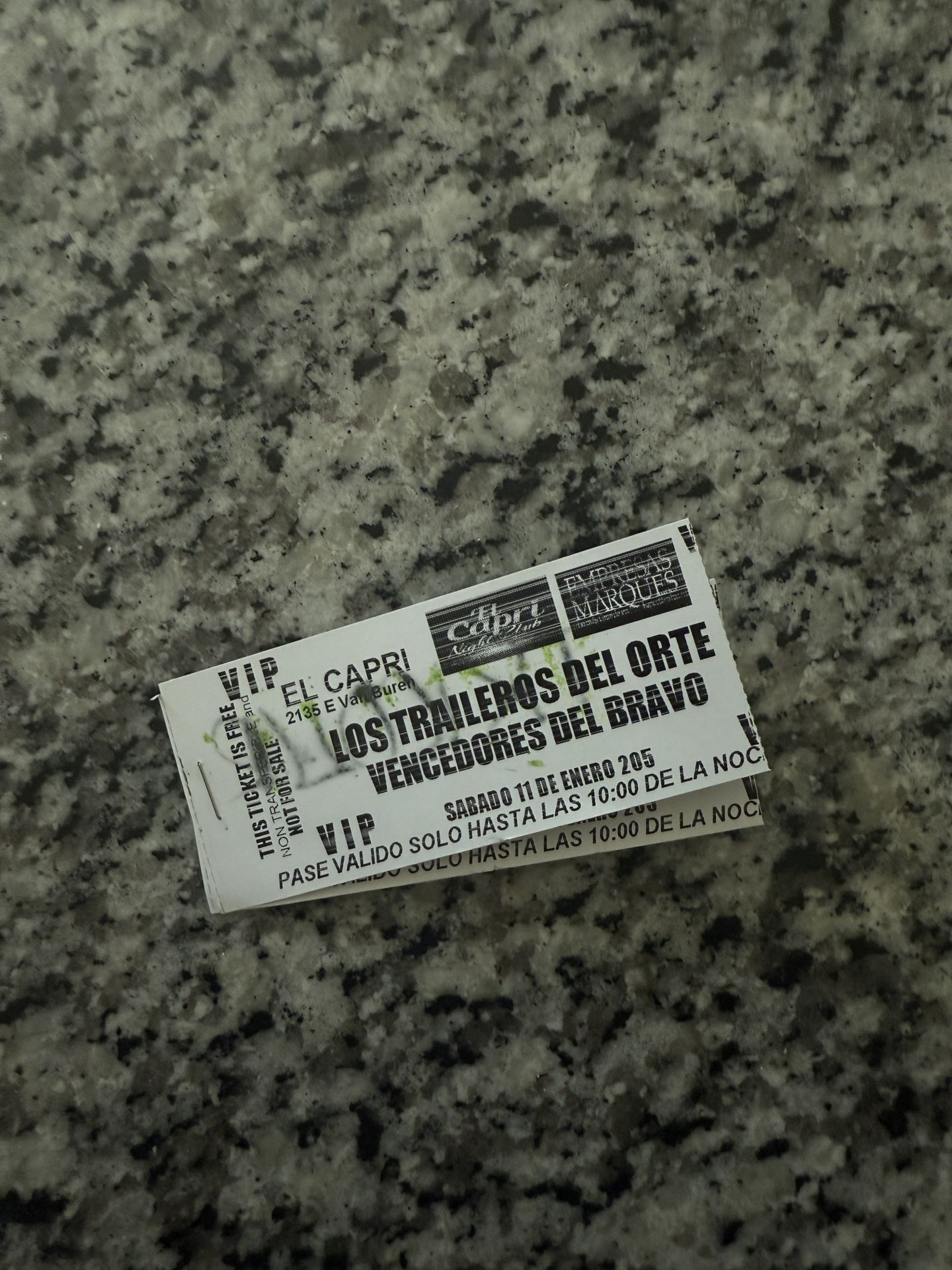 2 El Capri Tickets For Sale