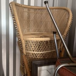 1970s Wicker Chair