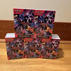 Brand New Pokémon Destined Rivals Booster Bundle Lot of 5 Bundles (30 Packs)