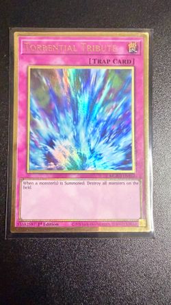 Torrential Tribute Gold Rare Near Mint Yu-Gi-Oh