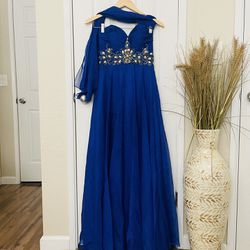 small beautiful Royal Blue dress