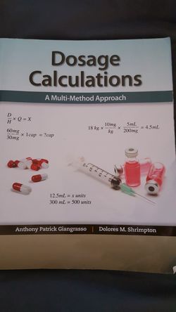 Dosage calculations