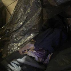 Bags of clothes