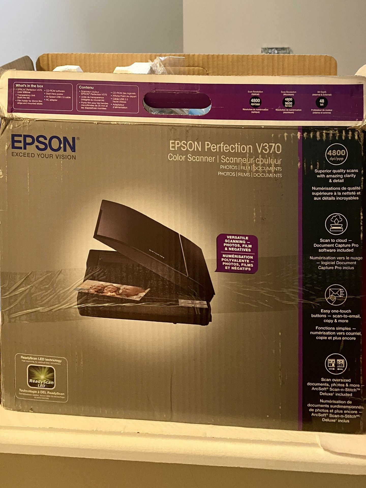 Epsom color scanner brand new never used