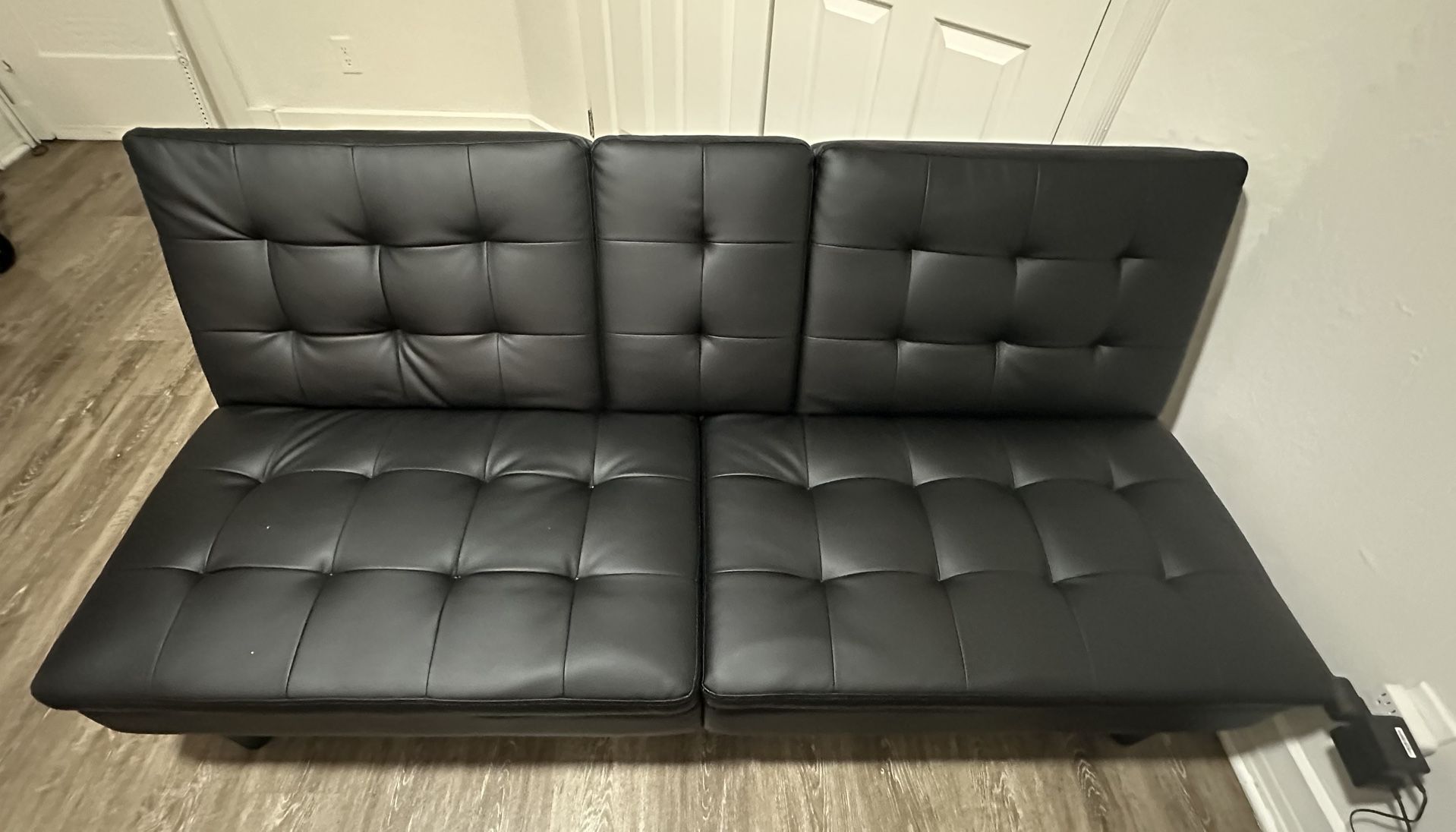Futon With USB and Cupholders
