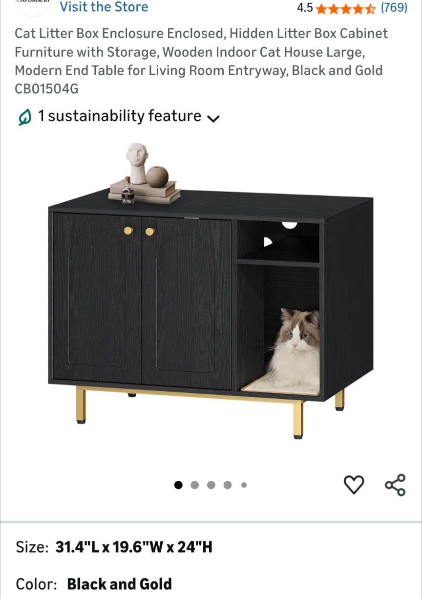 Cat Litter Box Enclosure