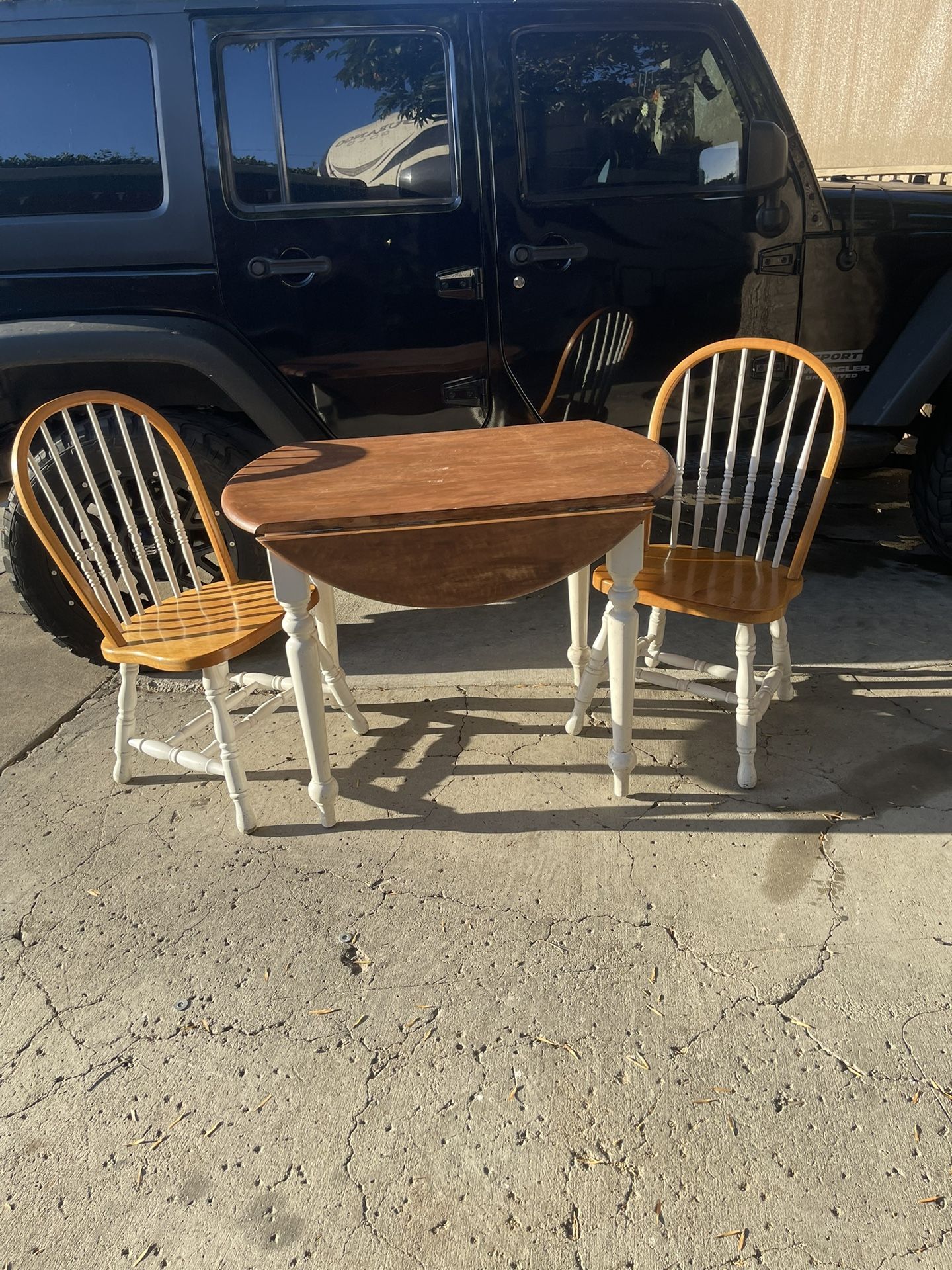 Table And Two Chairs 