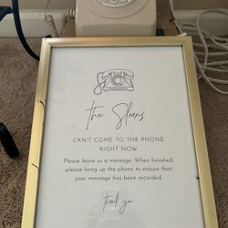 Retro Greeting Voice Message Phone