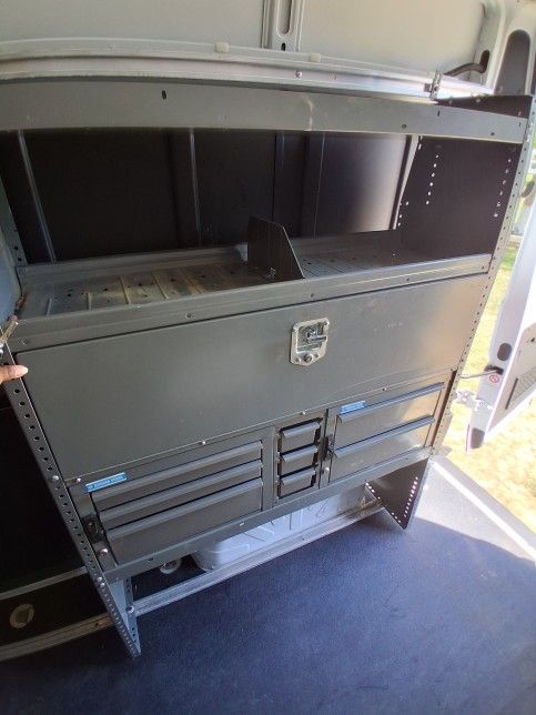 Cargo Van Rampromaster Shelving 2019