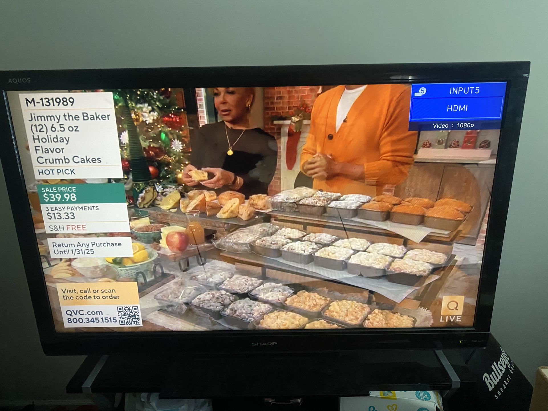 65” Sharp Flat Screen Tv