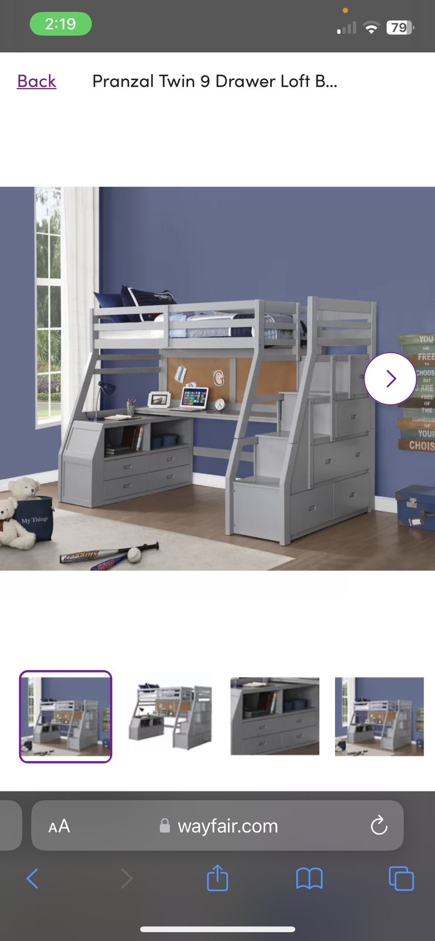Twin Loft bed