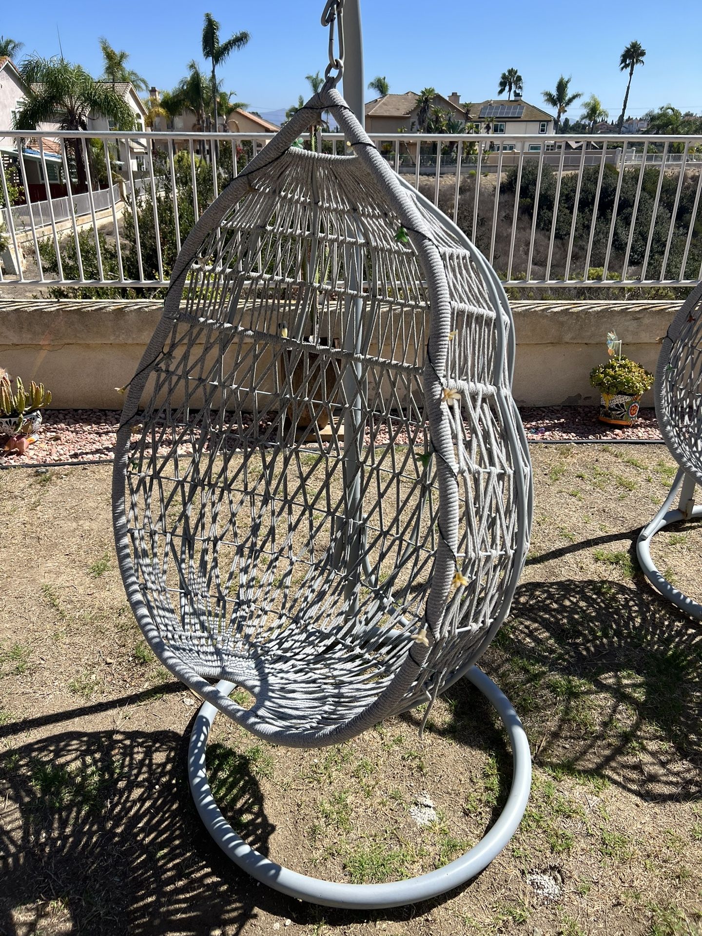 Two Tear Drop Chairs