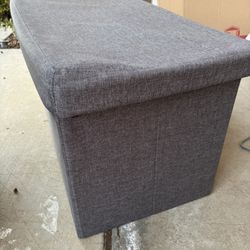 Grey Ottoman