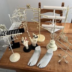 Large Assortment Of Jewelry Displays 