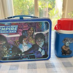 Vintage Metal Lunch Box With Thermos Star Wars Empire Strikes Back