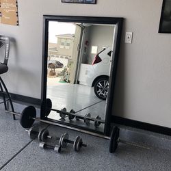 Weight set & Mirror 